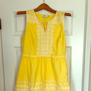 Vineyard Vine Embroidered Sun Dress - Sz 8